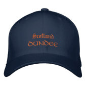 Schotland en DUNDEE-mode / Schotse patriotten Geborduurde Pet (Voorkant)