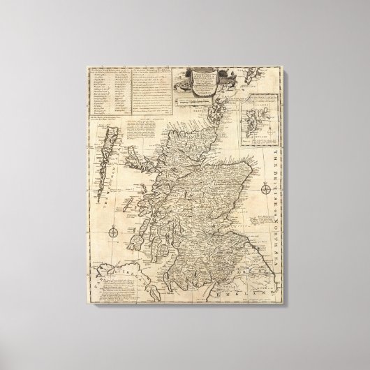 Schotland en Noord-Brittannië Canvas Afdruk (Voorkant)