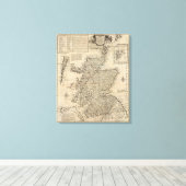 Schotland en Noord-Brittannië Canvas Afdruk (Insitu (Houten vloer))