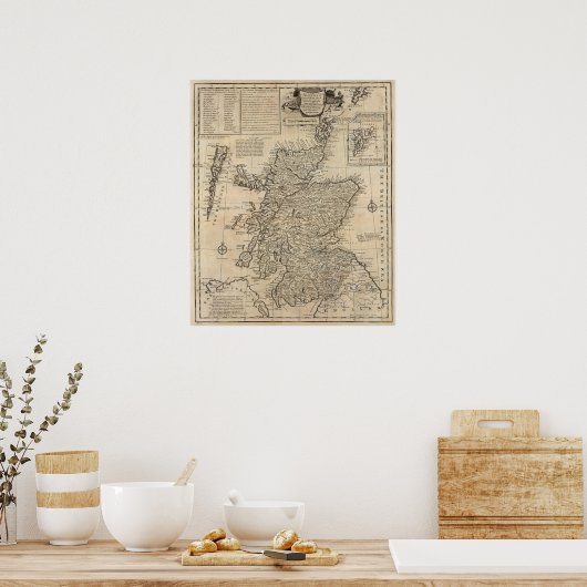 Schotland en Noord-Brittannië Poster (Keuken)