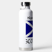 Schotland en Schotse vlag op maat gesneden Waterfles (Rechts)