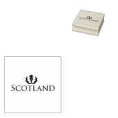 Schotland en Thistle rubber stempel (Gestempeld)