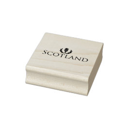 Schotland en Thistle rubber stempel