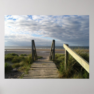 schotland Findhorn Boardwalk Poster