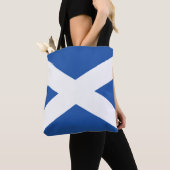 Schotland Flag Blue White Tote Bag (Dichtbij)