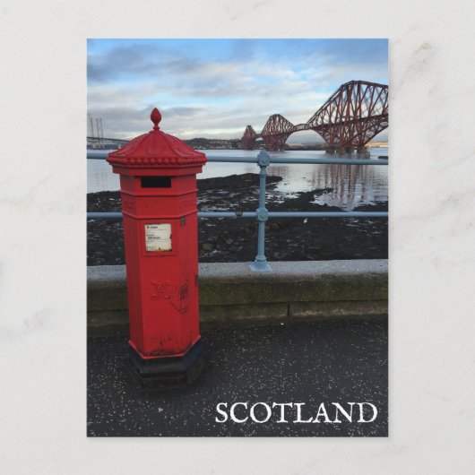 Schotland - Forth Rail Bridge Briefkaart (Voorkant)