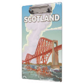 Schotland Fourth Bridge Reisposter. Klembord (Links)
