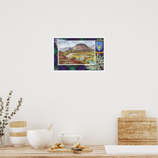  Schotland, Fraser, Mackenzie, Ballater Poster (Keuken)