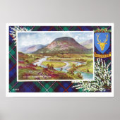  Schotland, Fraser, Mackenzie, Ballater Poster (Voorkant)