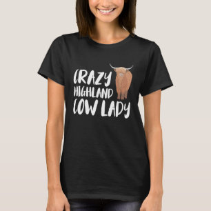 Schotland Gekke Hoogland Koe Dame T-shirt