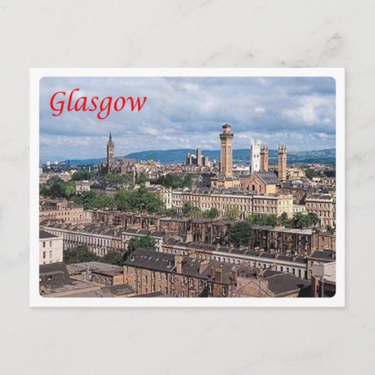 Schotland - Glasgow - Briefkaart (Voorkant)