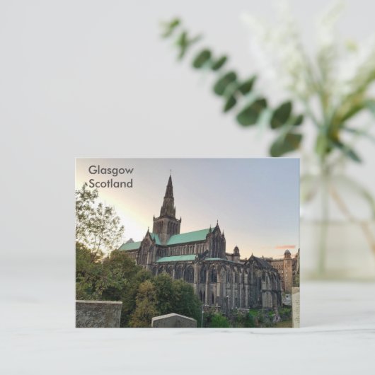 Schotland, Glasgow Cathedral Briefkaart (Staand voorkant)
