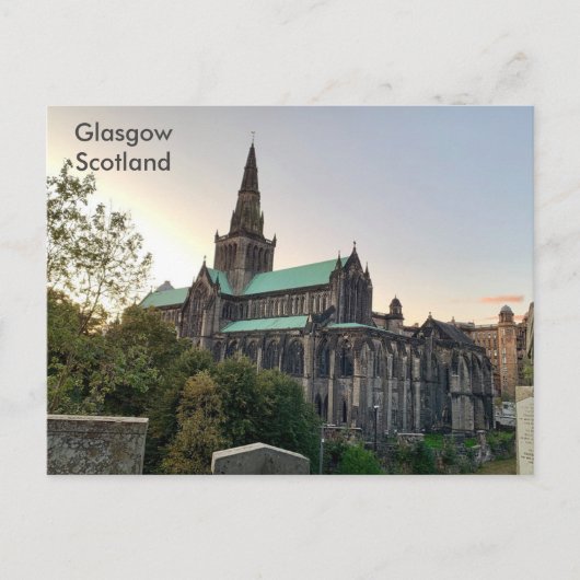 Schotland, Glasgow Cathedral Briefkaart (Voorkant)