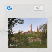 Schotland, Glasgow Necropolis, Glasgow, Schotland Briefkaart (Voorkant / Achterkant)