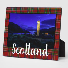Schotland Glenfinnan Monument Tafelmodel Fotoplaat