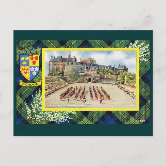  Schotland, Gordon, Edinburgh Castle Briefkaart (Voorkant)