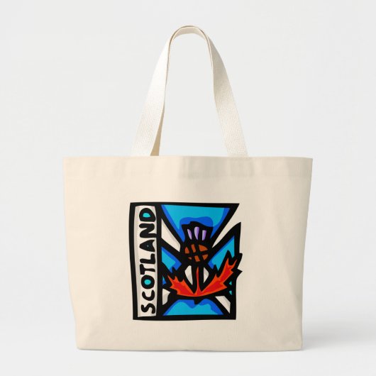 Schotland Grote Tote Bag (Voorkant)