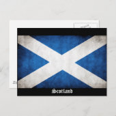Schotland Grunge Flag Briefkaart (Voorkant / Achterkant)