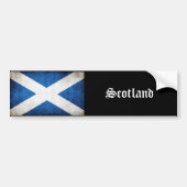 Schotland Grunge Flag Bumpersticker (Voorkant)