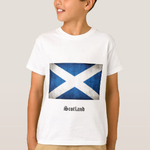 Schotland Grunge Vlag T-shirt