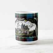 Schotland Guthrie Clan Castle-Tartan Name Mok (Center)