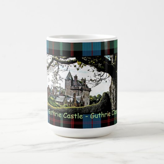 Schotland Guthrie Clan Castle-Tartan Name Mok (Center)