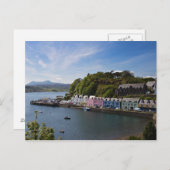 Schotland - haven van Portree briefkaart (Voorkant / Achterkant)
