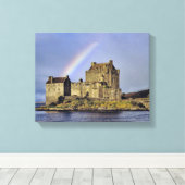 Schotland, Highland, Wester Ross, Eilean Donan 2 Canvas Afdruk (Insitu (Houten vloer))