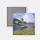 Schotland, Highland, Wester Ross, Eilean Donan 2 Magneet (Voorkant / Achterkant)