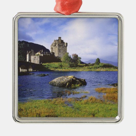 Schotland, Highland, Wester Ross, Eilean Donan 2 Metalen Ornament (Voorkant)