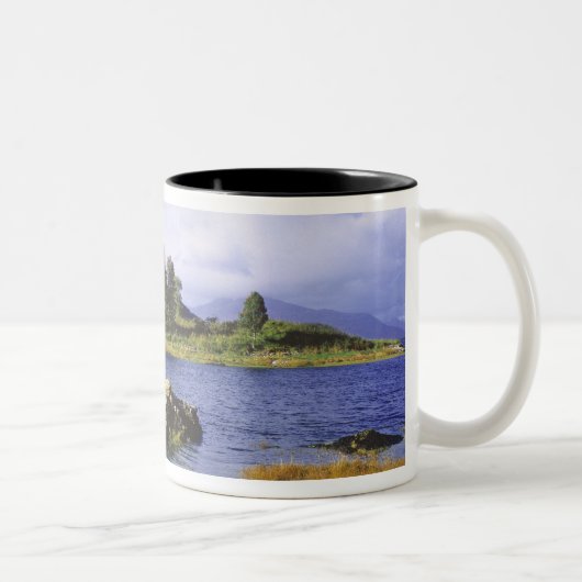 Schotland, Highland, Wester Ross, Eilean Donan 2 Tweekleurige Koffiemok (Rechts)