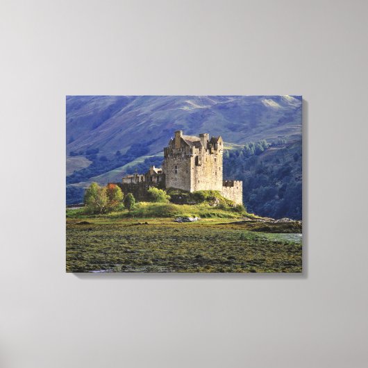 Schotland, Highland, Wester Ross, Eilean Donan Canvas Afdruk (Voorkant)