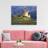 Schotland, Highland, Wester Ross, Eilean Donan Canvas Afdruk (Insitu (Woonkamer))