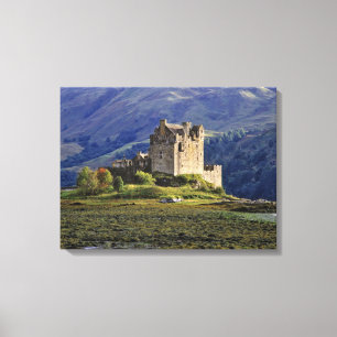 Schotland, Highland, Wester Ross, Eilean Donan Canvas Afdruk
