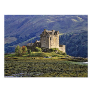 Schotland, Highland, Wester Ross, Eilean Donan Foto Afdruk