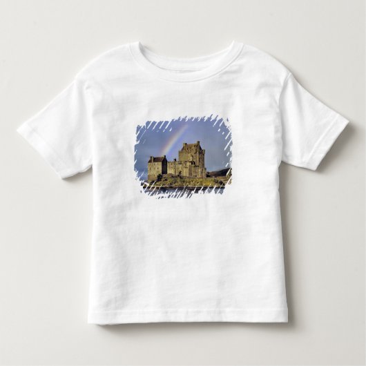 Schotland, Highland, Wester Ross, Eilean Donan Kinder Shirts (Voorkant)