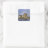 Schotland, Highland, Wester Ross, Eilean Donan Vierkante Sticker (Tas)