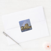 Schotland, Highland, Wester Ross, Eilean Donan Vierkante Sticker (Envelop)