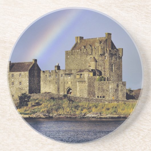 Schotland, Highland, Wester Ross, Eilean Donan Zandsteen Onderzetter (Voorkant)
