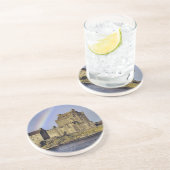 Schotland, Highland, Wester Ross, Eilean Donan Zandsteen Onderzetter (Zijkant)