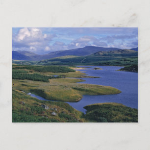 Schotland, Highland, Wester Ross, Loch Garry. An Briefkaart
