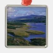 Schotland, Highland, Wester Ross, Loch Garry. Een Metalen Ornament (Voorkant)