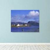 Schotland, Highland, Wester Ross, Plockton. Canvas Afdruk (Insitu (Houten vloer))