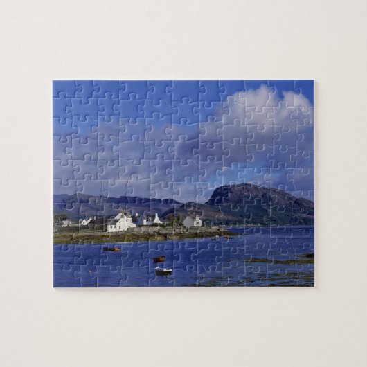 Schotland, Highland, Wester Ross, Plockton. Legpuzzel (Horizontaal)