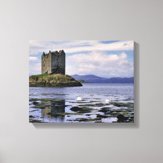 Schotland, Highland, Wester Ross, Stalker Canvas Afdruk (Voorkant)