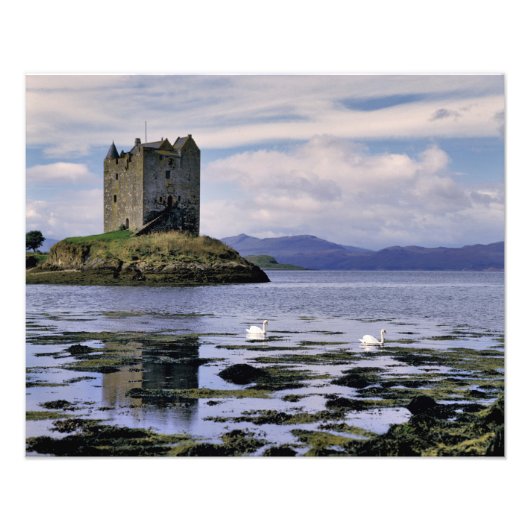 Schotland, Highland, Wester Ross, Stalker Foto Afdruk (Voorkant)