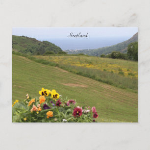 Schotland, Highlands, Ocean, Flowers, Photography Briefkaart