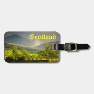 Schotland Highlands  Travel Bagagelabel