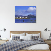 Schotland, Hoogland, Wester Ross, Plockton. Canvas Afdruk (Insitu (Slaapkamer))