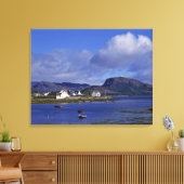 Schotland, Hoogland, Wester Ross, Plockton. Canvas Afdruk (Insitu (Woonkamer))